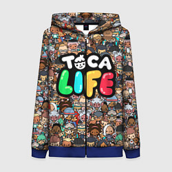 Женская толстовка на молнии Toca Life