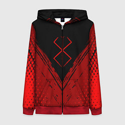 Женская толстовка на молнии Berserk - Берсерк