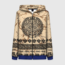 Женская толстовка на молнии AztecsАцтеки