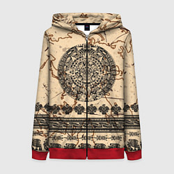 Женская толстовка на молнии AztecsАцтеки