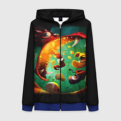 Женская толстовка на молнии Rayman Legend