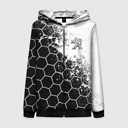 Женская толстовка на молнии Peugeot Соты