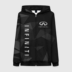 Женская толстовка на молнии Infiniti Инфинити