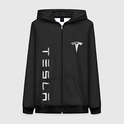 Женская толстовка на молнии TESLA - ТЕСЛА КАРБОН И МЕТАЛЛ