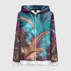 Женская толстовка на молнии Floral composition Цветочная композиция