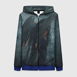 Женская толстовка на молнии Leos Падший Ангел Одиночества