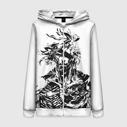 Толстовка на молнии женская Metal Gear Rising: Revengeance, цвет: 3D-белый