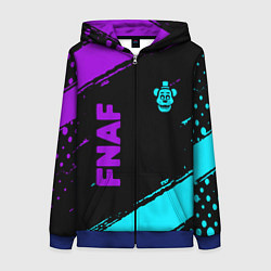 Женская толстовка на молнии Фредди - neon