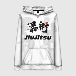 Женская толстовка на молнии Джиу-джитсу Jiu-jitsu