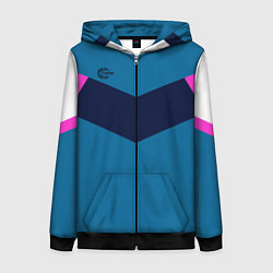 Женская толстовка на молнии FIRM в стиле 90х