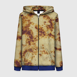 Толстовка на молнии женская Жареный блинчик, цвет: 3D-синий