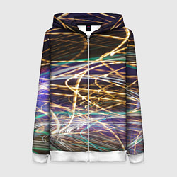 Женская толстовка на молнии Световые эффекты