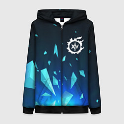 Женская толстовка на молнии Final Fantasy взрыв частиц