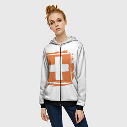 Толстовка на молнии женская Ed Sheeran Plus, цвет: 3D-черный — фото 2