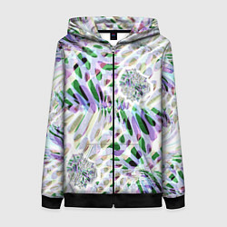 Женская толстовка на молнии Floral abstract