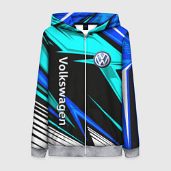 Женская толстовка на молнии Фольцваген - sport uniform