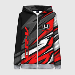 Женская толстовка на молнии Honda - CR-V - геометрия