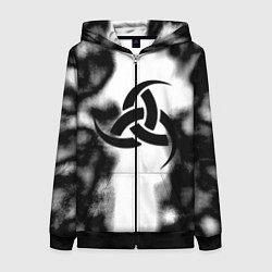 Женская толстовка на молнии Скандинавский узор душа