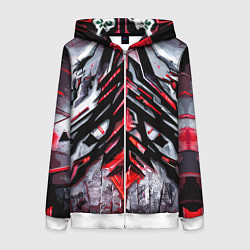 Женская толстовка на молнии Разлом в стене