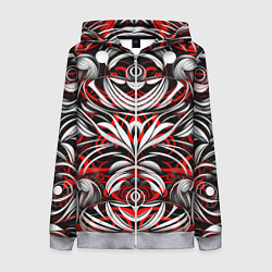 Женская толстовка на молнии Узоры паттерны