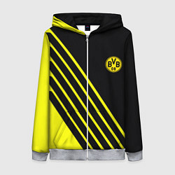 Толстовка на молнии женская Borussia sport line uniform, цвет: 3D-меланж