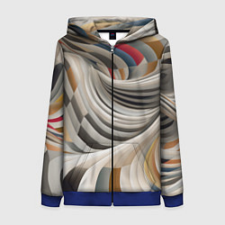 Женская толстовка на молнии Спиральная галактика