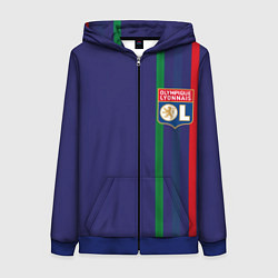 Женская толстовка на молнии Olympique lyonnais