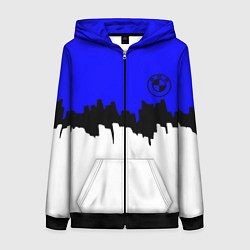 Женская толстовка на молнии BMW sport texture