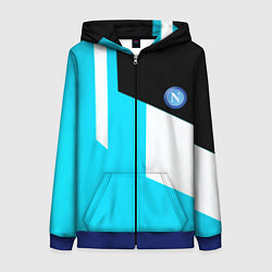 Толстовка на молнии женская Napoli geometry fc, цвет: 3D-синий