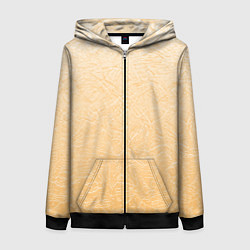 Толстовка на молнии женская Золотое руно, цвет: 3D-черный