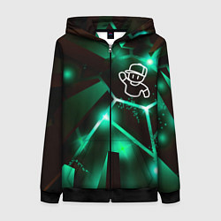 Женская толстовка на молнии Stumble Guys разлом плит