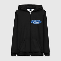 Женская толстовка на молнии FORD logo auto