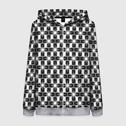 Толстовка на молнии женская Крест кельтов, цвет: 3D-меланж