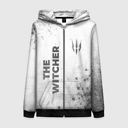 Толстовка на молнии женская The Witcher - white gradient вертикально, цвет: 3D-черный