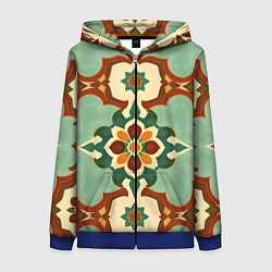 Женская толстовка на молнии Персидские узоры