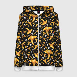 Женская толстовка на молнии Грибной дождик