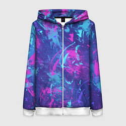 Женская толстовка на молнии Абстракция