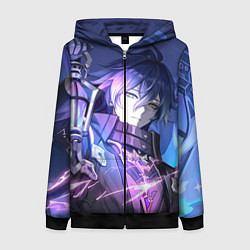 Толстовка на молнии женская Кирилл Чудомирович Флинс Genshin Impact, цвет: 3D-черный