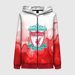 Женская толстовка на молнии Фк Ливерпуль 2025