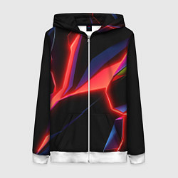 Женская толстовка на молнии Neon red