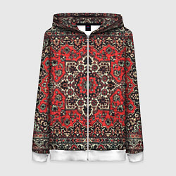 Женская толстовка на молнии Пыльный ковёр