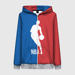 Женская толстовка на молнии Эмблема NBA