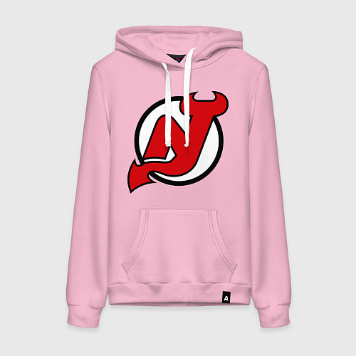 Женская толстовка-худи New Jersey Devils / Светло-розовый – фото 1