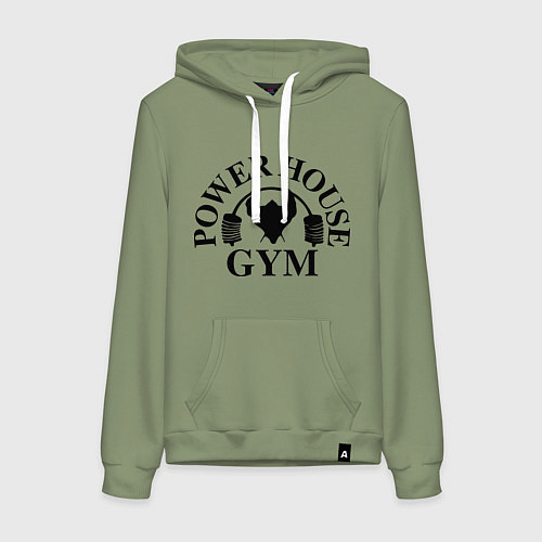 Женская толстовка-худи Power House Gym / Авокадо – фото 1