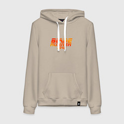 Толстовка-худи хлопковая женская Blade Runner 2049, цвет: миндальный