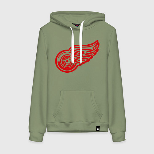 Женская толстовка-худи Detroit Red Wings: Pavel Datsyuk / Авокадо – фото 1