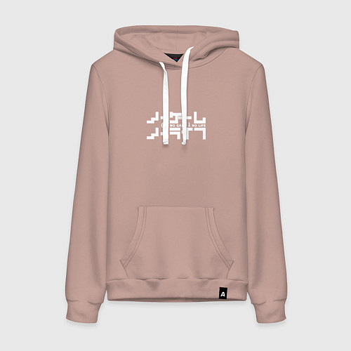 Женская толстовка-худи No Game No Life / Пыльно-розовый – фото 1