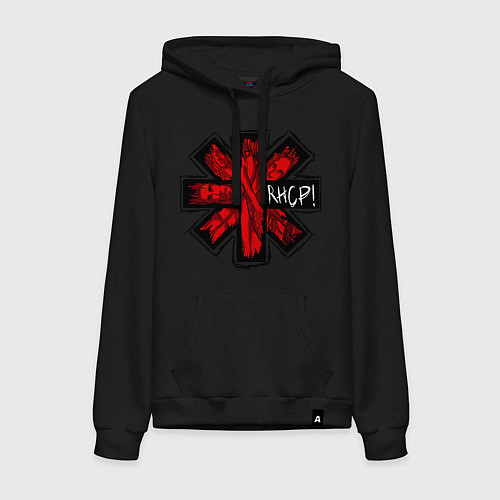 Женская толстовка-худи Red Hot Chili Peppers / Черный – фото 1