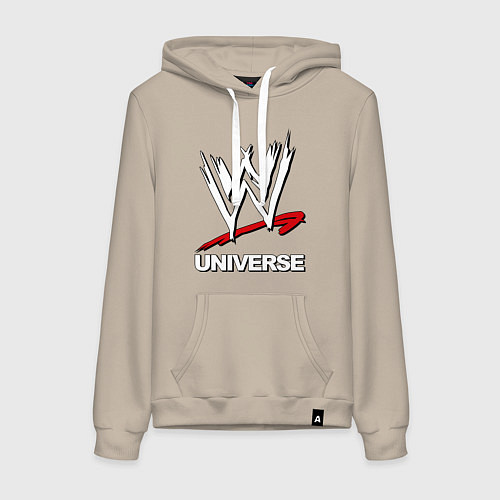 Женская толстовка-худи WWE universe / Миндальный – фото 1