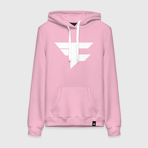 Женская толстовка-худи FAZE Symbol / Светло-розовый – фото 1